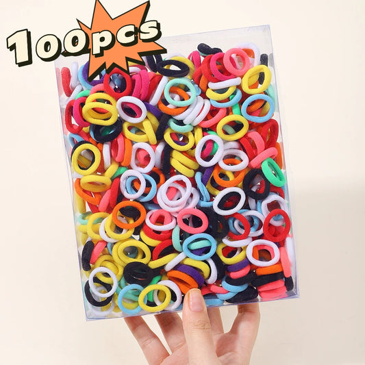 20/50/100pcs Girls Hair Bands for Hair Small Elastic Child Ponytail